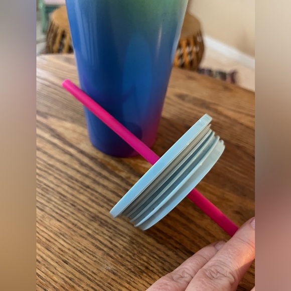 2023 Starbucks Technicolor Paint Stainless Steel Tumbler 24oz Venti - Picture 4 of 7